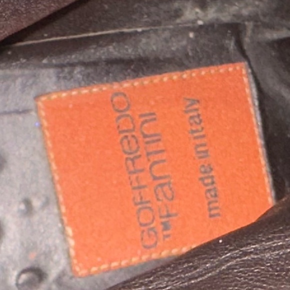 Goffredo Fantini Italy Tan Leather Zip Low Calf Boots Women Sz 36 EU (Sz 6 USA) - Picture 14 of 15